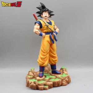 Dragon Ball Super Saiyan Goku on Somersault Cloud - Standing Figure, Anime Statue, Collectible Model Toy