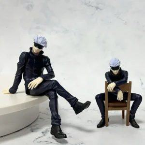 Gojo Satoru Anime Action Figure, Jujutsu Kaisen with Itadori Yuji Base, 11cm, New Japanese Toy Model