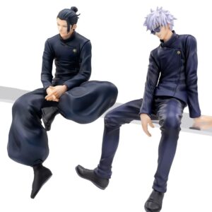 Jujutsu Kaisen Sitting Figure Set – Satoru Gojo, Suguru Geto & Toji Fushiguro PVC Anime Collectible Action Figures Model Gift