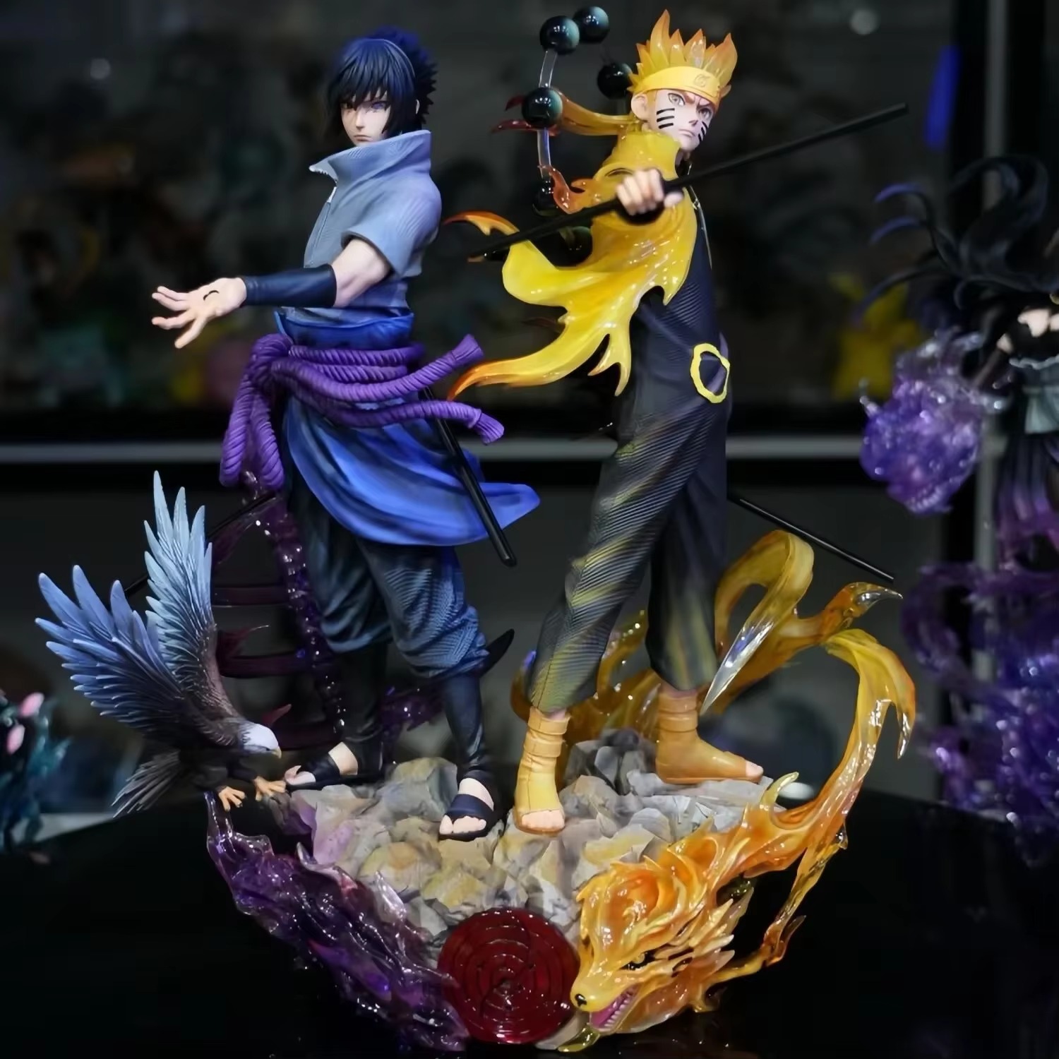 Naruto & Sasuke Anime Figure – 20cm PVC Action Collectible