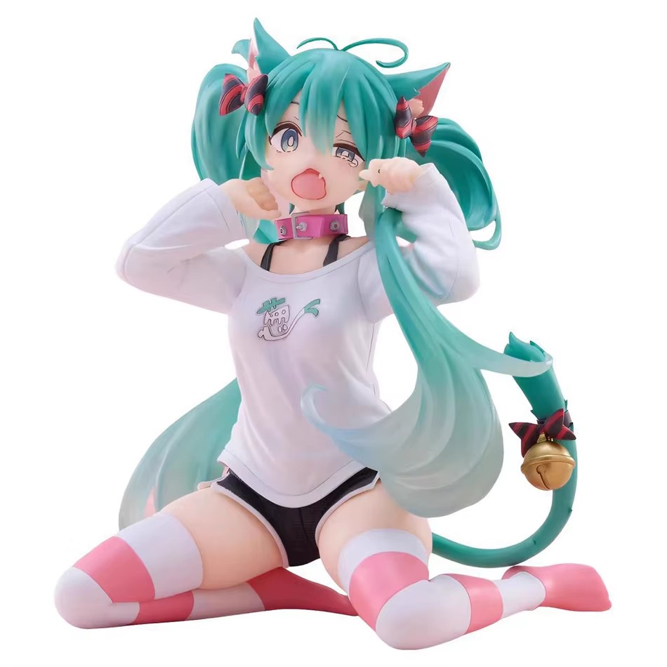 Hatsune Miku Cute Figure – 12cm PVC Anime Collectible Desktop Model – Image 2
