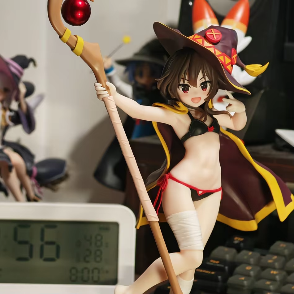 KonoSuba Megumin Figure – Cute PVC Anime Collectible Statue Model for Display – Image 3