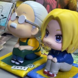 Sakamoto Tarou Look Up Figure 11cm – Sakamoto Days PVC Anime Collectible Kawaii Sitting Figure with Asakura Shin Style Model Gift