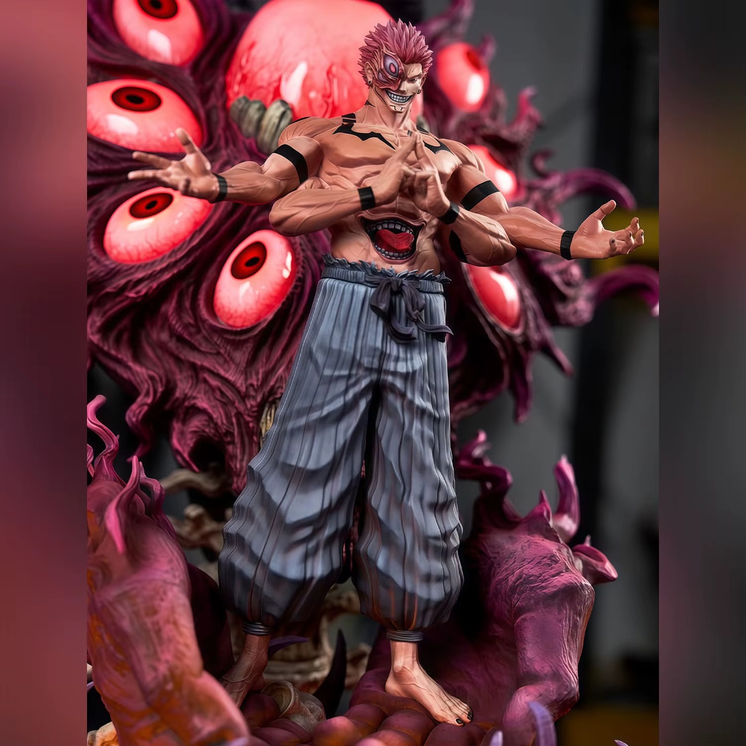 Ryomen Sukuna Figure 30cm – Jujutsu Kaisen Early Form PVC Anime Collectible Statue Cursed Spirit Display Model – Image 5