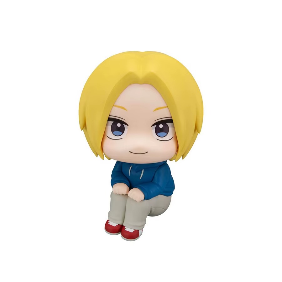 Sakamoto Tarou Look Up Figure 11cm – Sakamoto Days PVC Anime Collectible Kawaii Sitting Figure with Asakura Shin Style Model Gift – Image 3