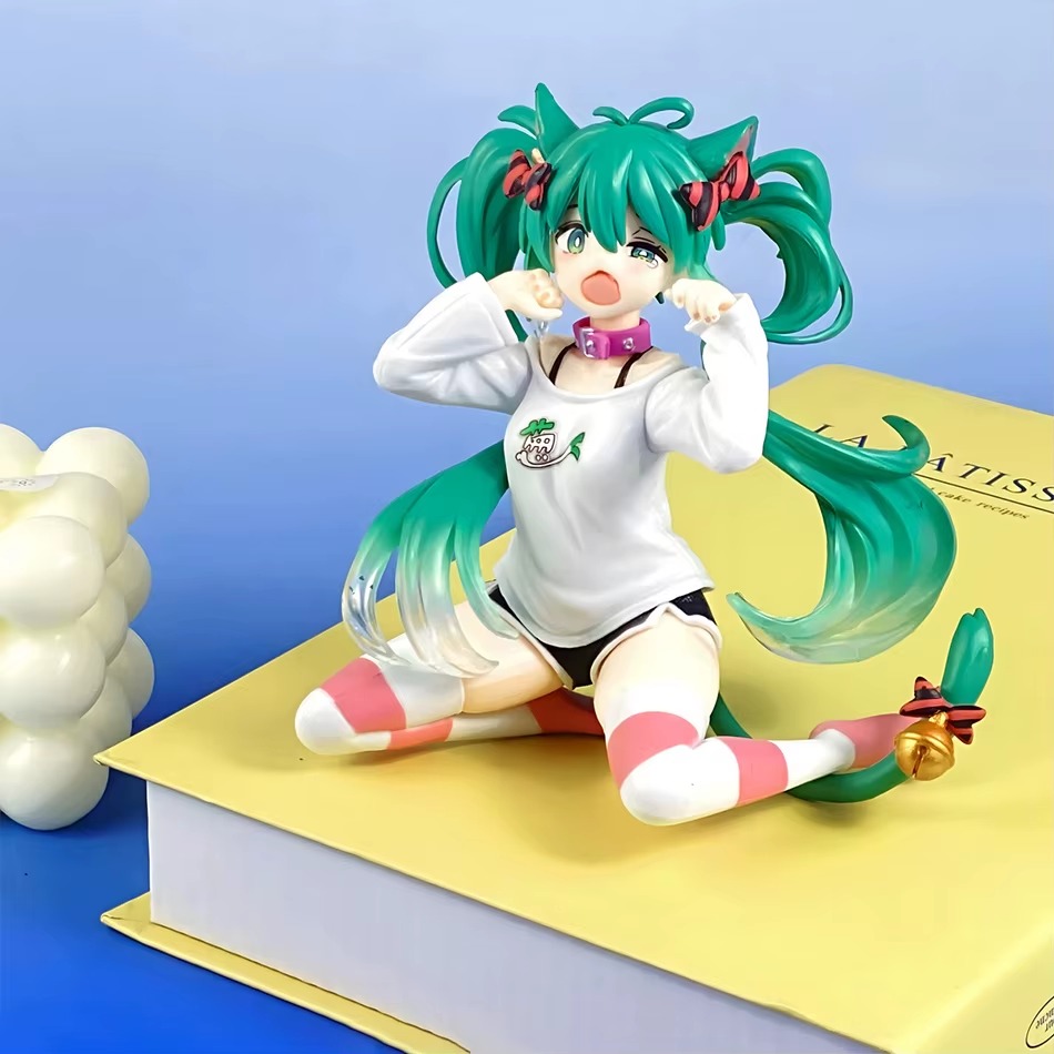 Hatsune Miku Cute Figure – 12cm PVC Anime Collectible Desktop Model – Image 4