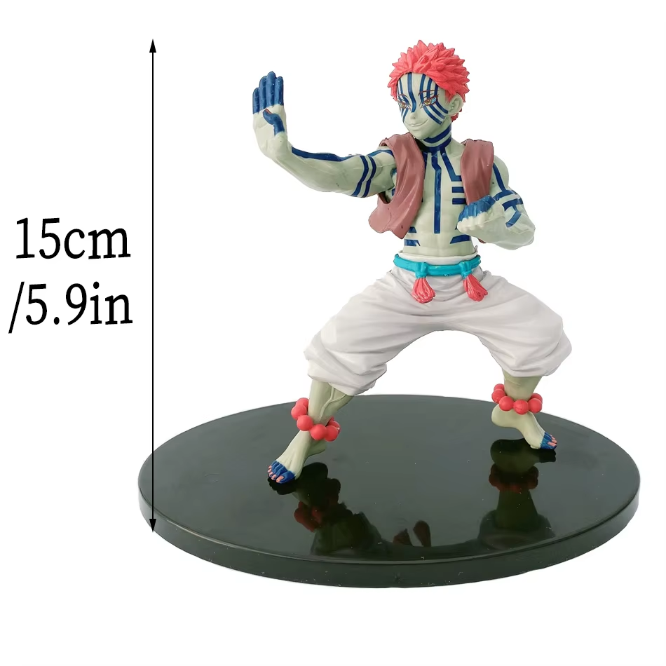 Demon Slayer Akaza Figure – 15cm PVC Anime Action Collectible Model for Display – Image 2