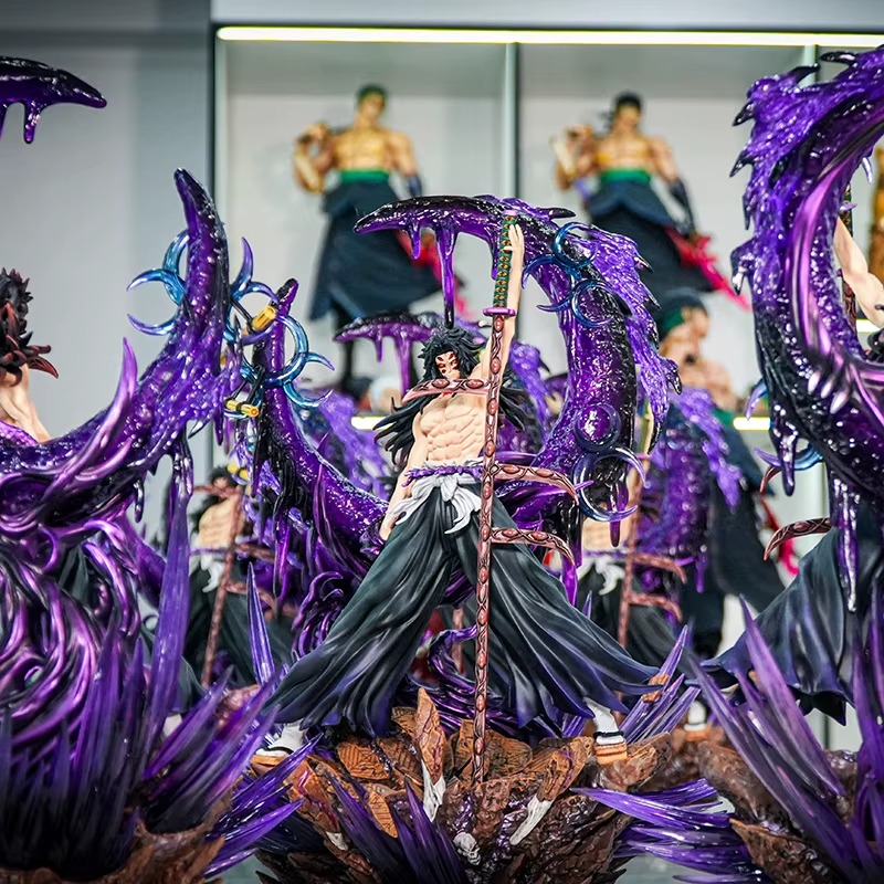 Demon Slayer Kokushibo Statue – 45cm Anime PVC Collector Display Figure – Image 3
