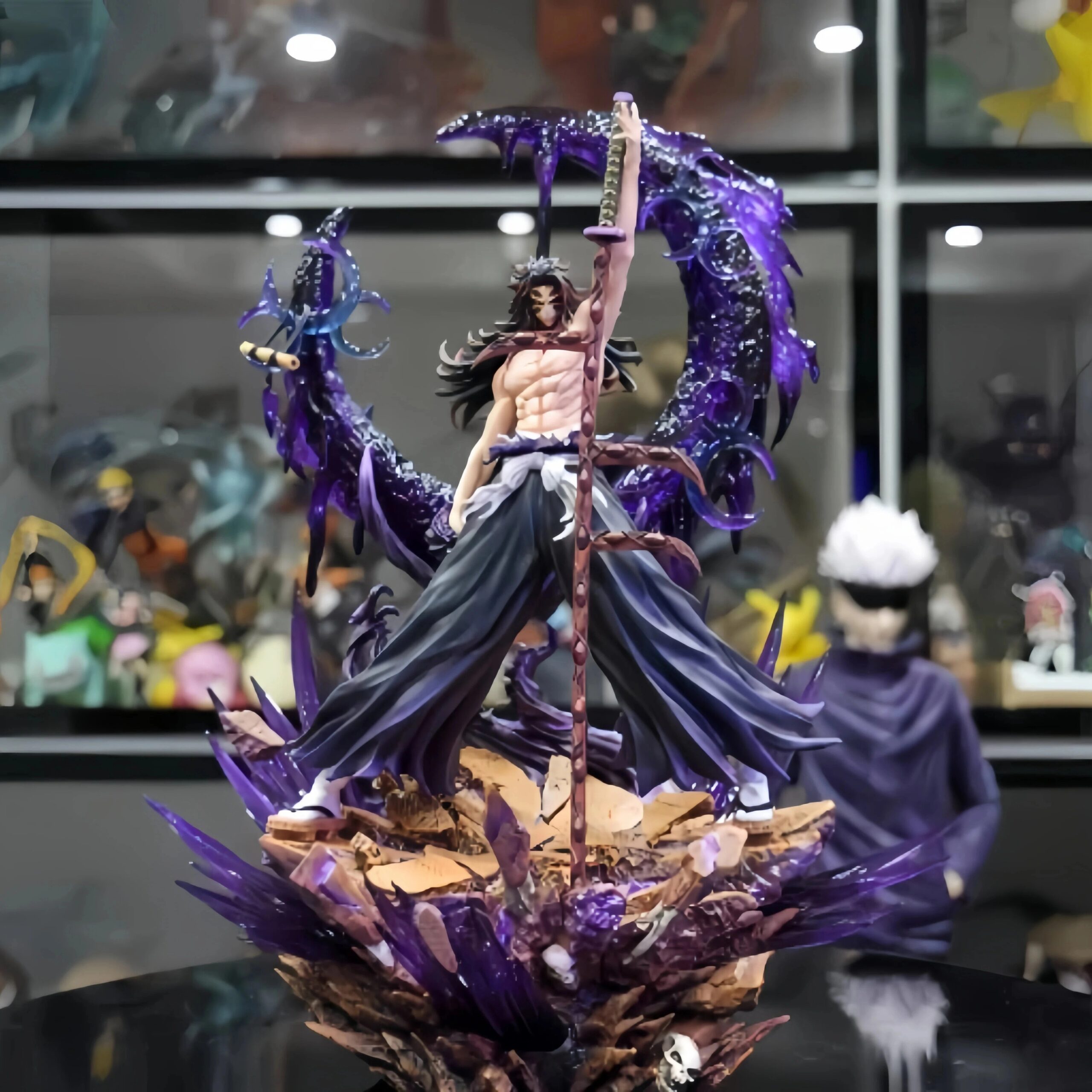 Demon Slayer Kokushibo Statue – 45cm Anime PVC Collector Display Figure – Image 2